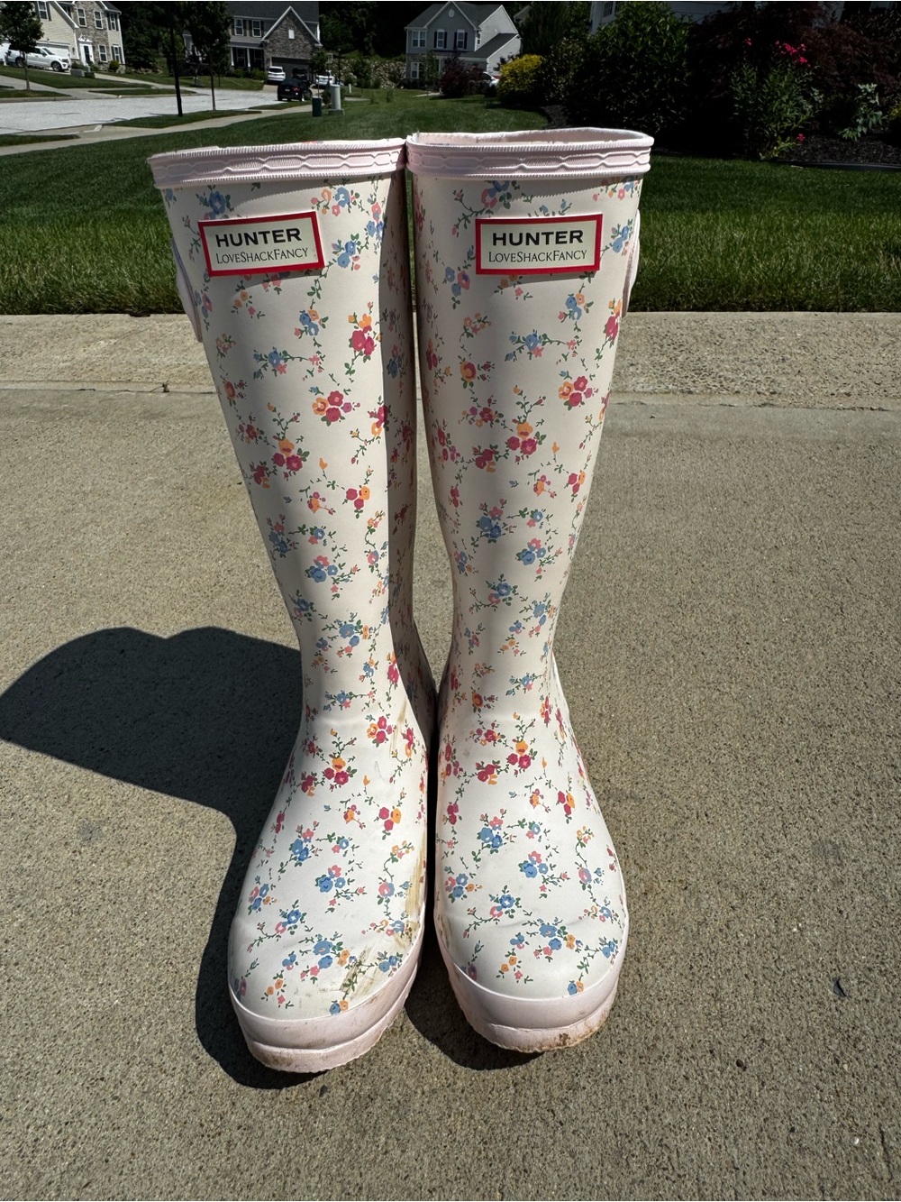 Girls hunter loveshackfancy floral Rain Boots